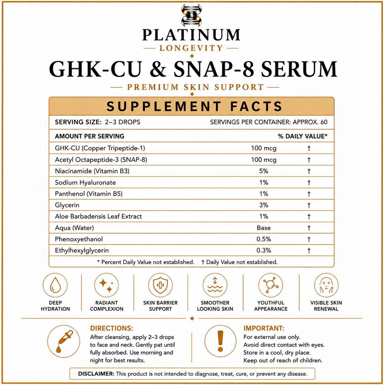 GHK-Cu + Snap-8 Serum