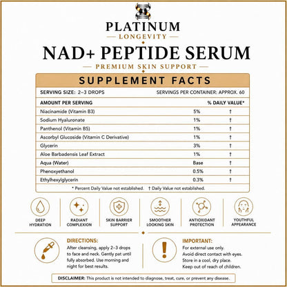 NAD+ Peptide Serum