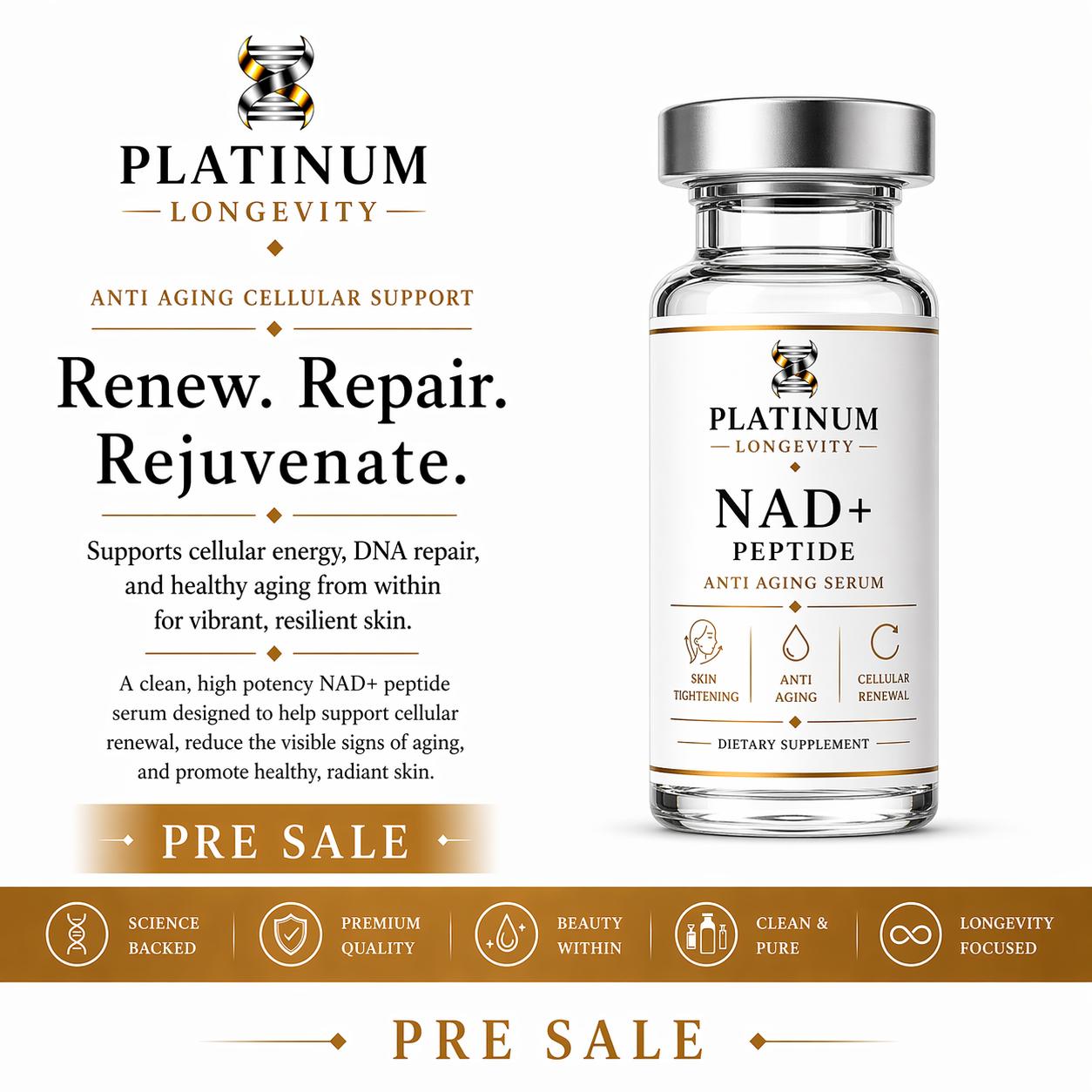 NAD+ Peptide Serum