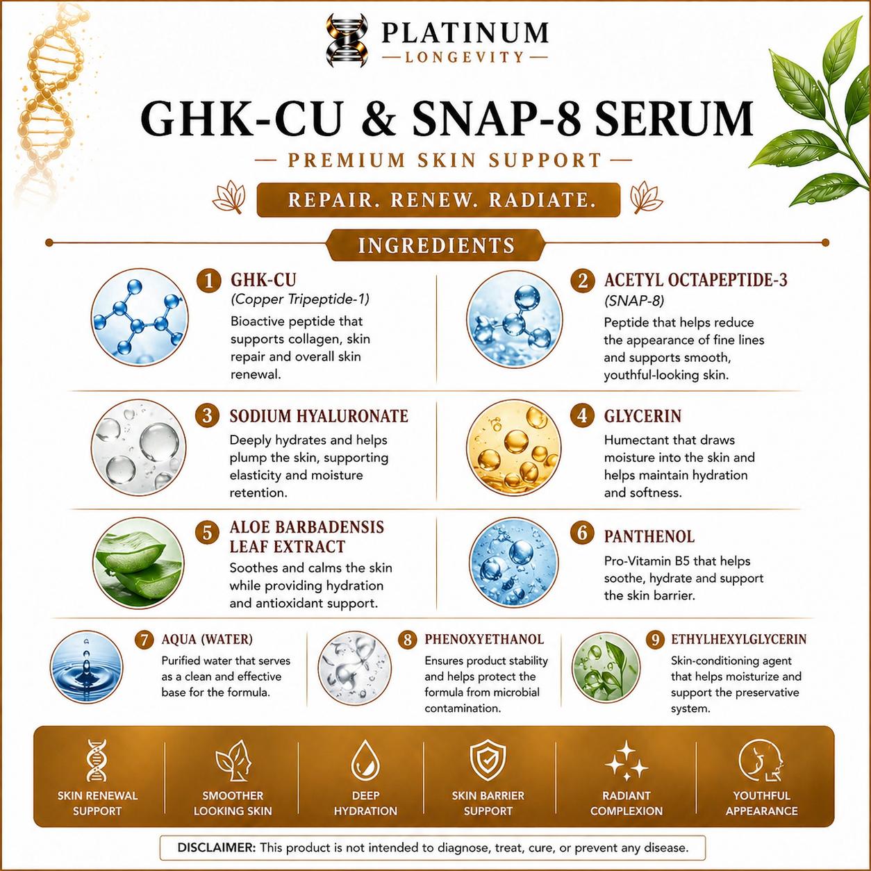 GHK-Cu + Snap-8 Serum